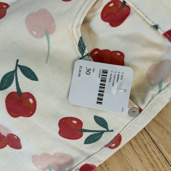 NWT blank nyc / free people collab cherry jeans size 30 - Picture 4 of 11